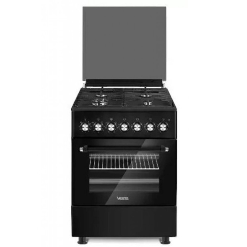 Aragaz combinat Vesta GC-E6060iCTg/BL