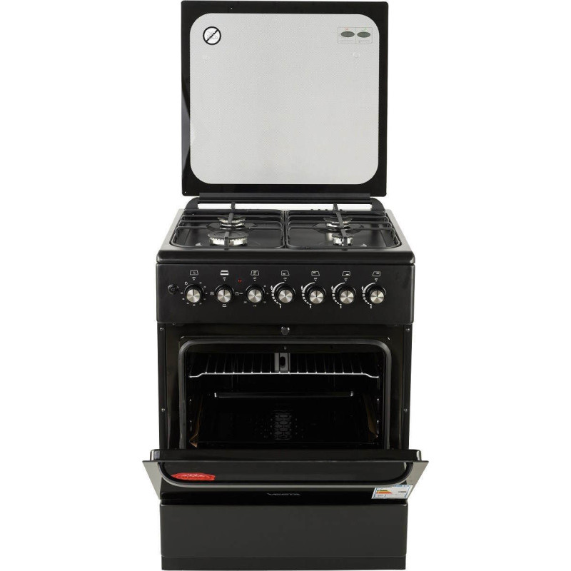 Aragaz combinat Vesta GC-E6060i/BL/EUR NG