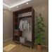 Dulap BofiMob D-100 (foto1) 220x100x60 cm bej, maro, negru