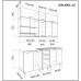 Bucătărie modulară „Elena-Maxi” 2m cu fațadă MDF (High Gloss)