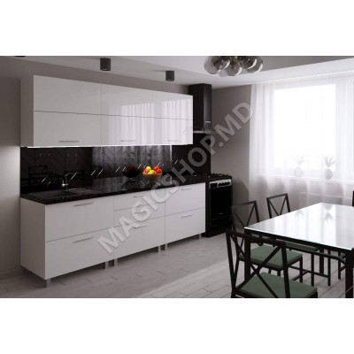 Bucataria Garis+Avent(blum) 2,4m (High Gloss)