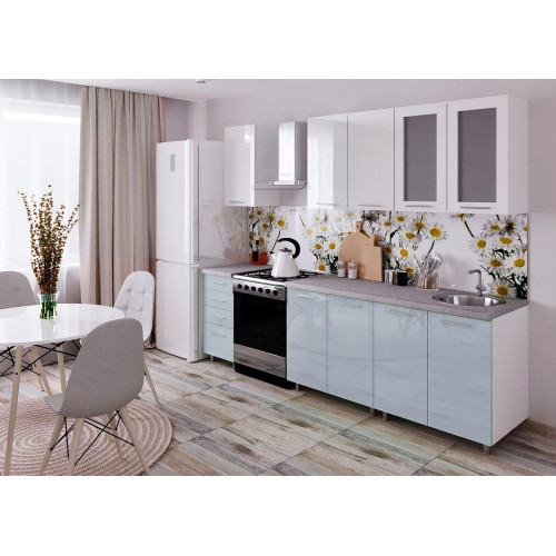 Bucatarie modulara Elena 1.6m cu fațadă MDF 
