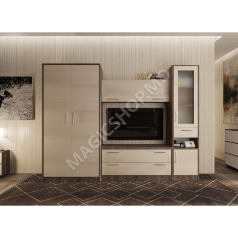 Mobilier perete „Lora 1 ТV-1,2m” 2.6m