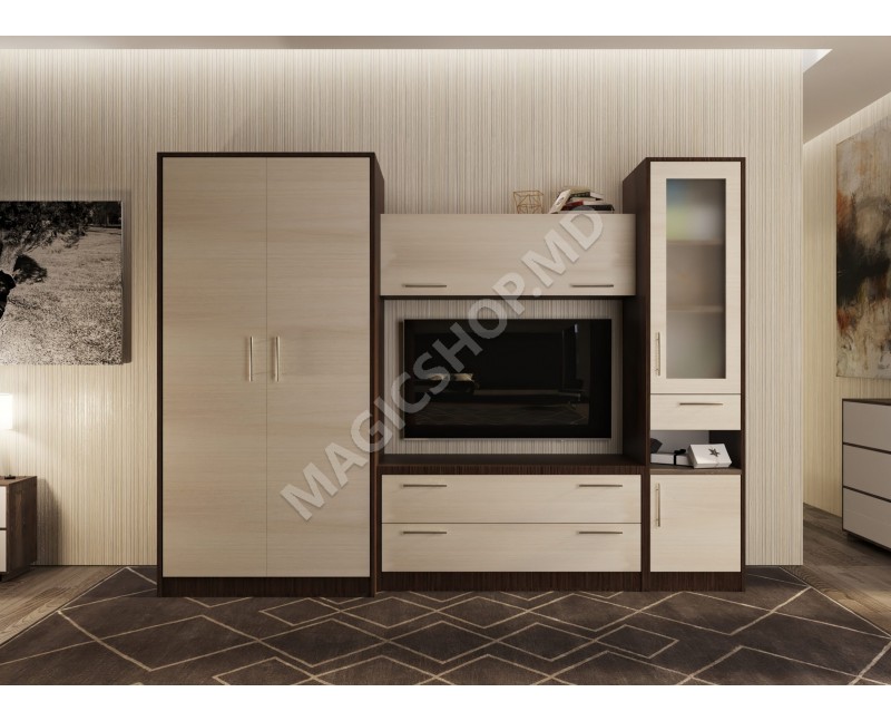 Mobilier perete „Lora 1 ТV-1,2m” 2.6m