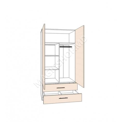 Dulap SX-120 (2 sertare)