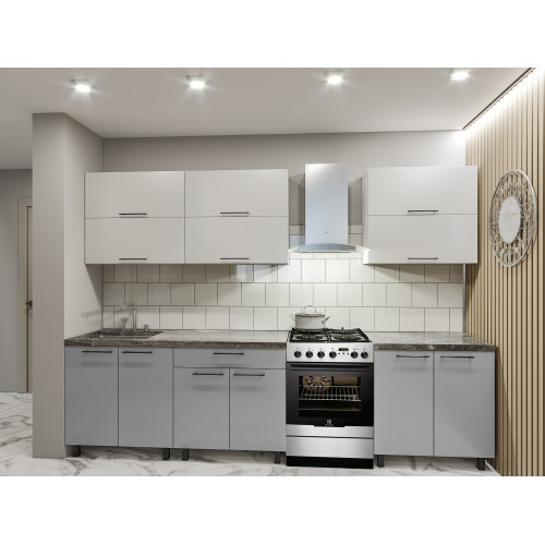 Bucătărie modulară „Modern” 2.4m cu fatade PAL. Seria „Y”
