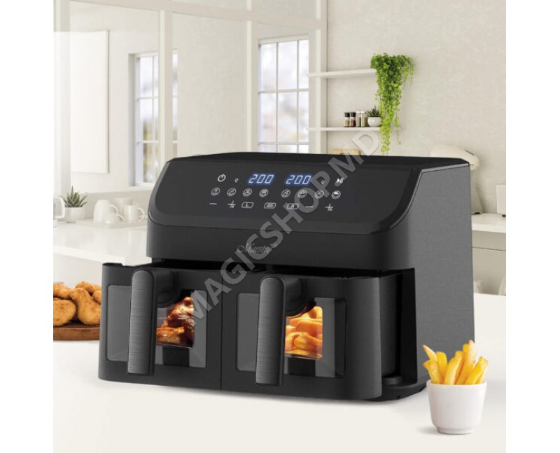 Friteuza cu aer cald Air Fryer Maestro MR-758, 2 x 4.5 L (2000 W)