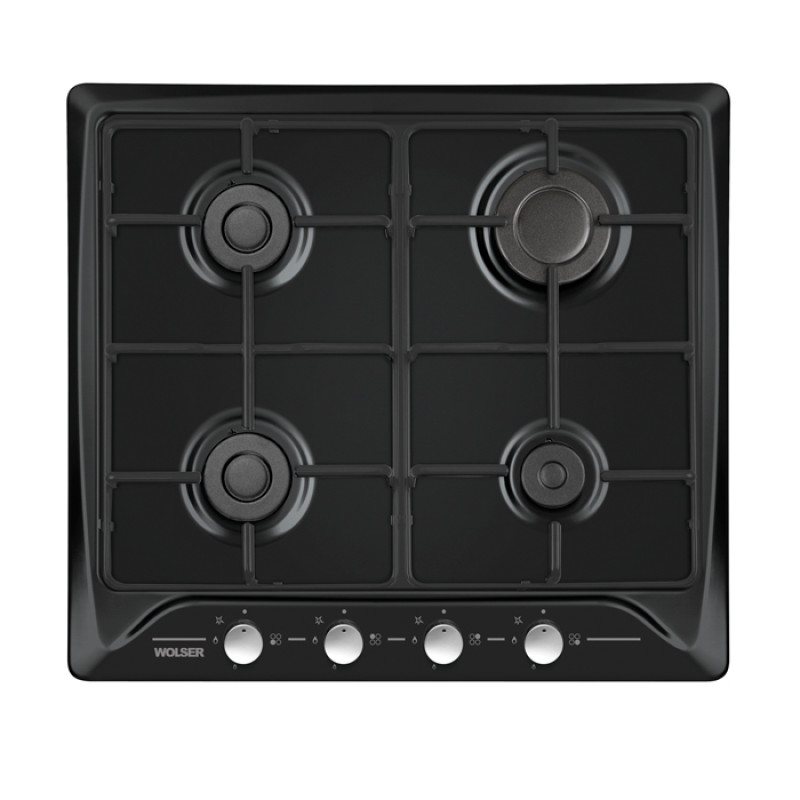 Plita de gaz incorporabila Wolser WL- F 6400 EN BLACK