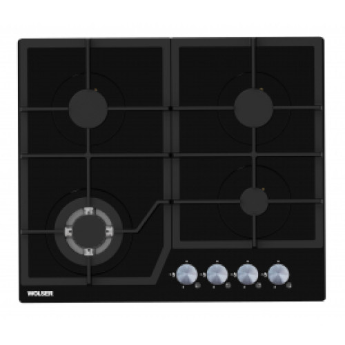 Plita de gaz incorporabila Wolser WL-6400 GBN Q Black