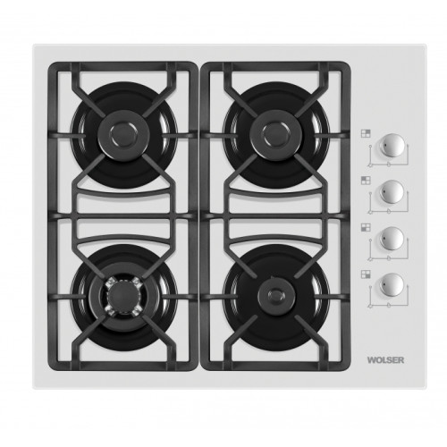 Plita de gaz incorporabila Wolser WL- F 6401 GT IC  WHITE RUSTIC