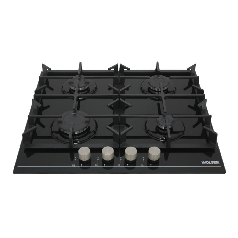 Plita de gaz incorporabila Wolser WL- 64G Black Glass ECO