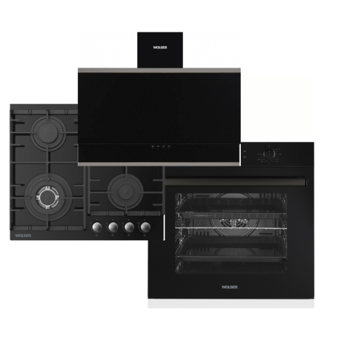 Set WOLSER BLACK+Inox 124073/ 124080/ 124557