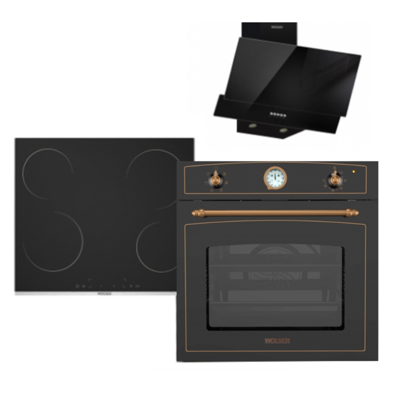 SET bucatarie WOLSER BLACK+Inox 122113/123422/121919