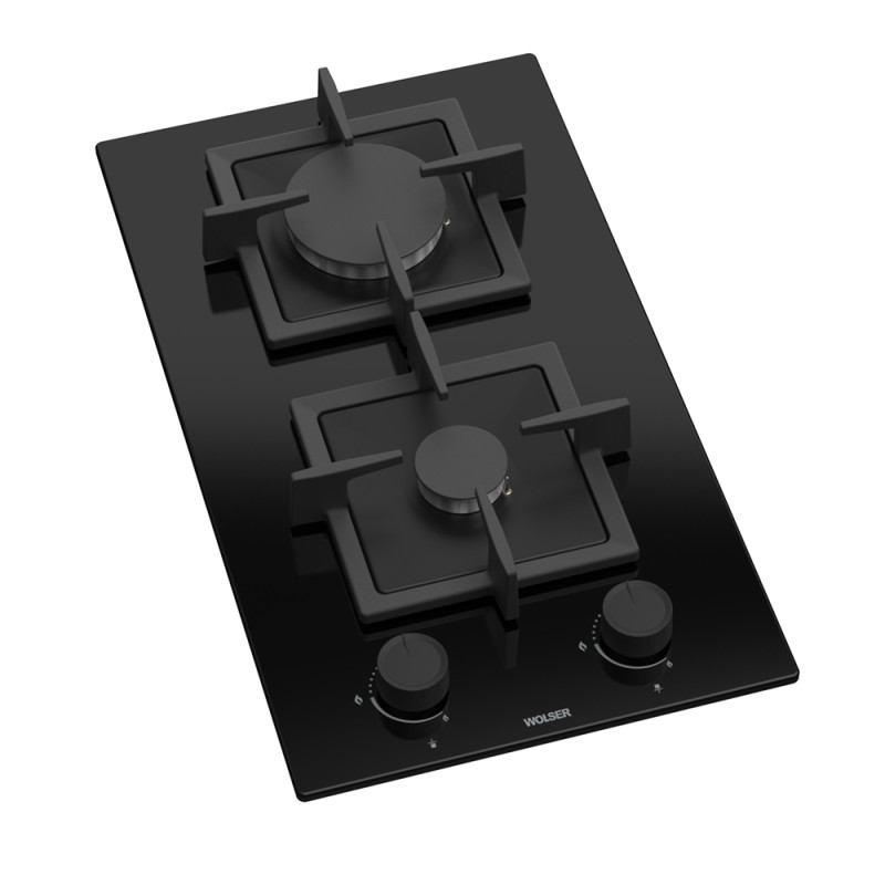Plita de gaz incorporabila Wolser WL- F 3001 BLACK GL FFD