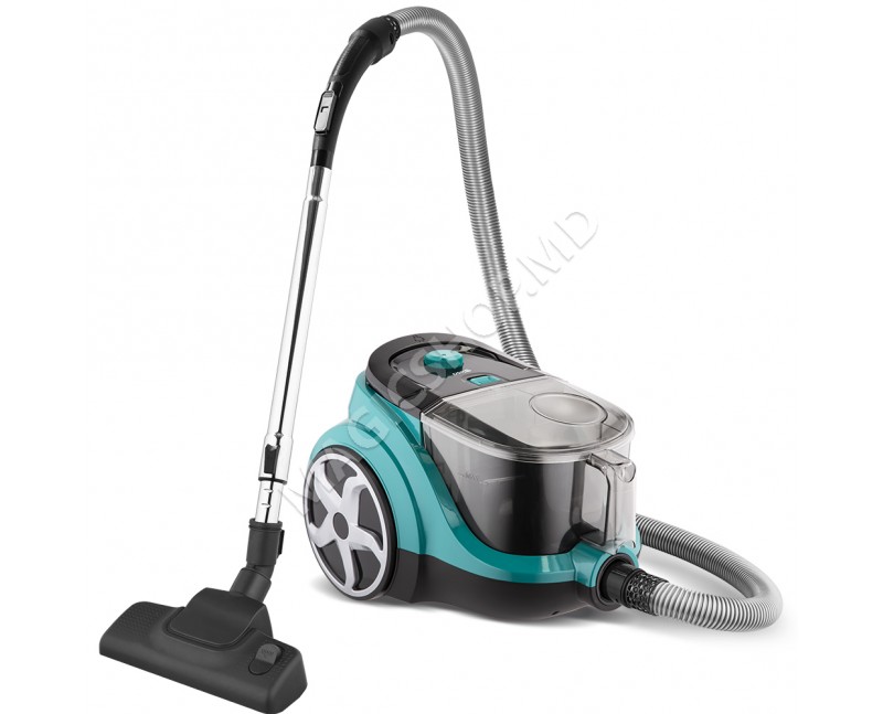 Пылесос TESA с контейнером для сбора пыли TS-RC 705 TQ, зелёный/красный, 1600 Вт