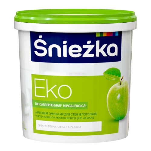 Vopsea emulzie pe baza acrilica, EKO-SNIEZKA 3L