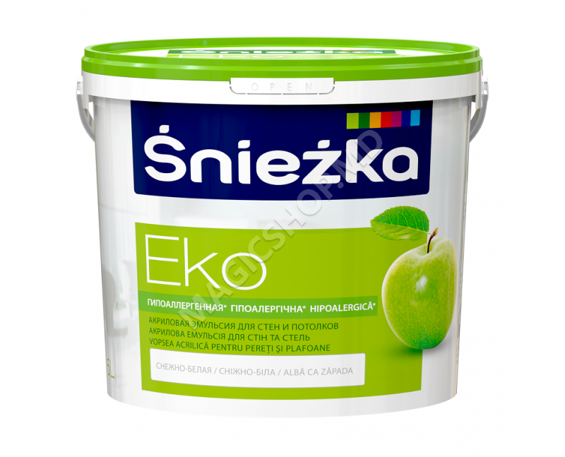 EKO-SNIEZKA , 5 L, vopsea emulsie bz.acril