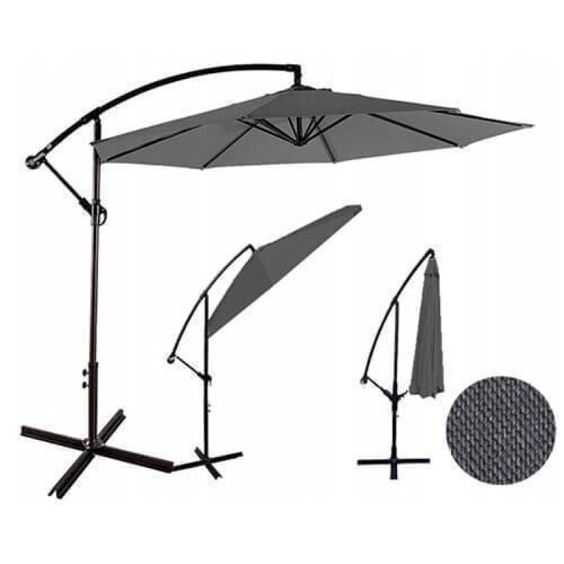 Umbrelă de grădină 300 cm antracit