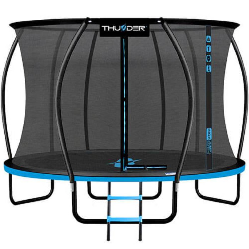 Trambulina Ultra 435 cm, plasa interioara, albastra, roz