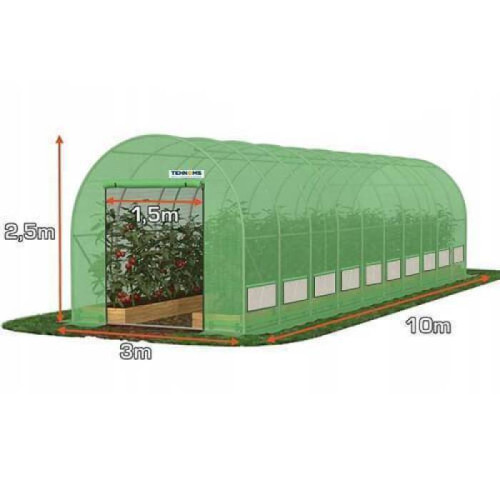 Sera Tehno Ms 10x4x2.5m / Ø32mm / 2 uși