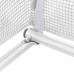 Seră Tehno Ms 12x3x2m albă / Ø26mm / 2 uși