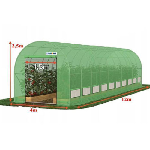 Sera Tehno Ms 12x4x2.5m / Ø32mm / 2 uși