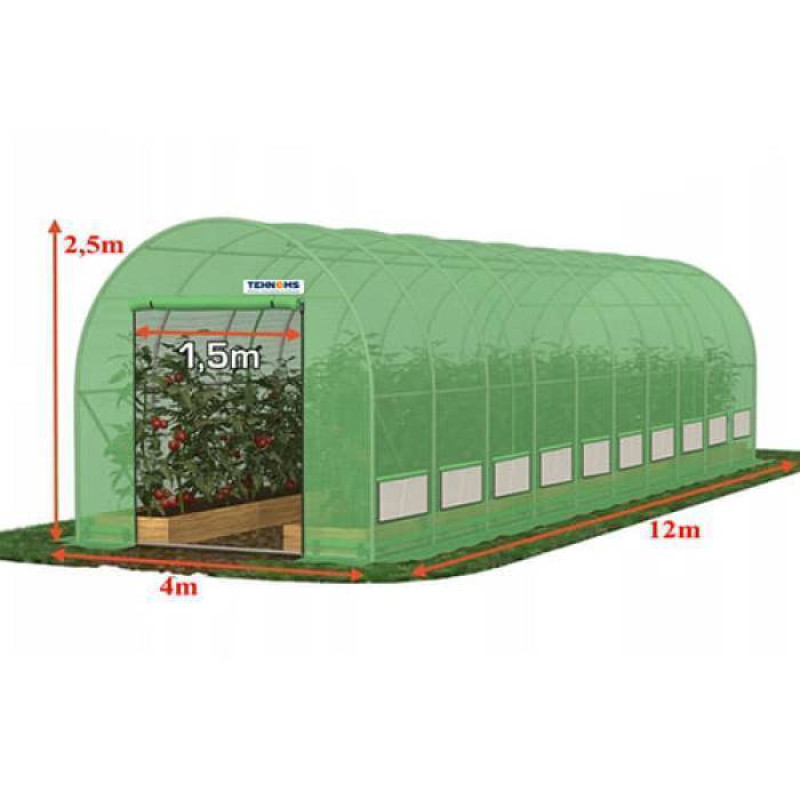 Sera Tehno Ms 12x4x2.5m / Ø32mm / 2 uși