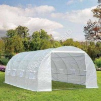 Seră Tehno Ms 4x2.5x2m Ø26mm 1 ușa, albă