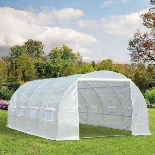 Seră Tehno Ms 4x2.5x2m Ø26mm 1 ușa, albă