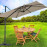 Umbrelă de grădină Roma 420 cm rotație 360, maro