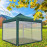 Cort pavilion 3x3m cu plasa atiinsecte PA3