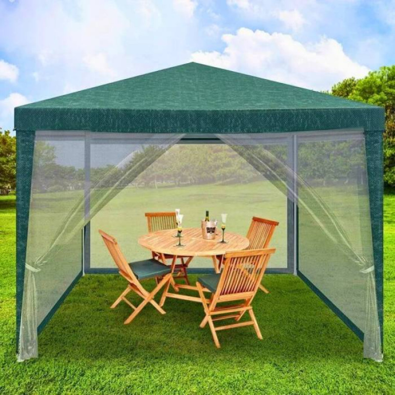 Cort pavilion 3x3m cu plasa atiinsecte PA3