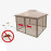 Cort pavilion 3x3m Roma cu plasa anti insecte PA9