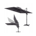 Umbrelă de grădină Roma 420 cm, rotație 360 bej, gri