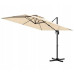 Umbrelă de grădină Roma 420 cm, rotație 360 bej, gri
