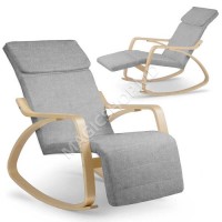 Fotoliu balansoar Suzi gri deschis 280000