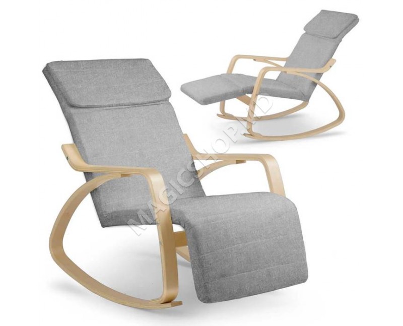 Fotoliu balansoar Suzi gri deschis 280000