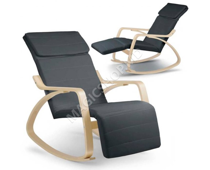 Fotoliu balansoar Suzi gri închis 280010