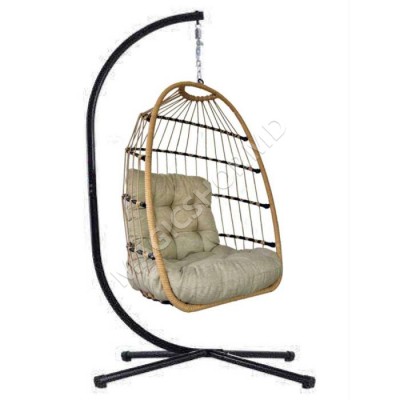 Balansoar de tip cocon Roma Natural / Bej