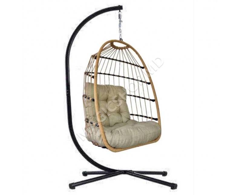 Balansoar de tip cocon Roma Natural / Bej