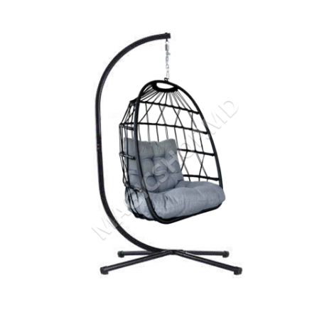 Balansoar de tip cocon Roma Black / Grey