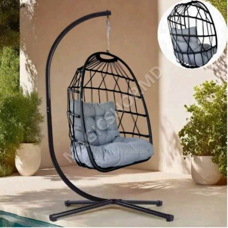 Balansoar de tip cocon Roma Natural / Bej