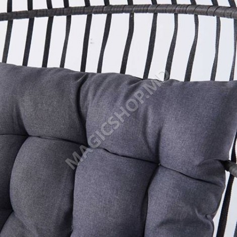 Balansoar de tip cocon Joyce Black / Grey