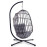 Balansoar de tip cocon Joyce Black / Grey