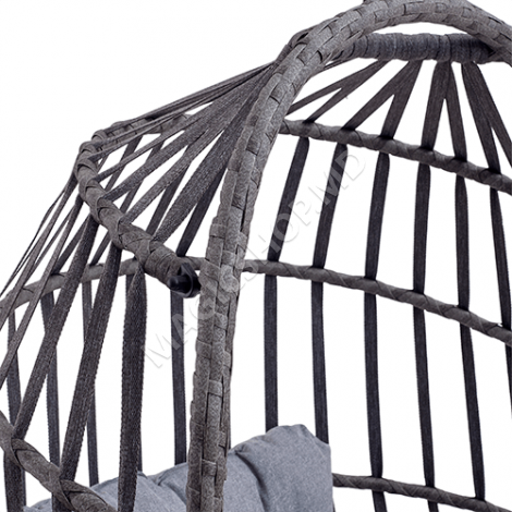 Balansoar de tip cocon Joyce Black / Grey