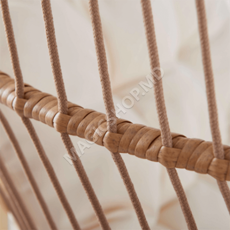 Balansoar de tip cocon JAMIE Sand / Natural