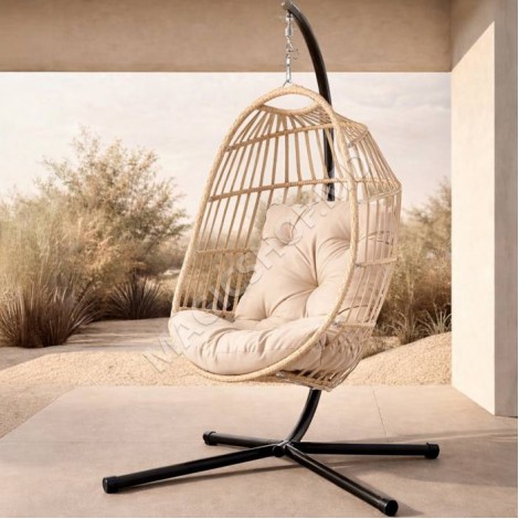 Balansoar de tip cocon Joyce Natural / Bej