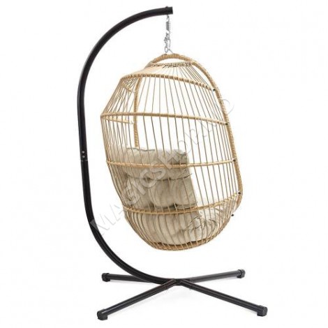 Balansoar de tip cocon JAMIE Sand / Natural