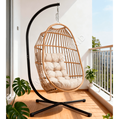 Balansoar de tip cocon Joyce Natural / Bej