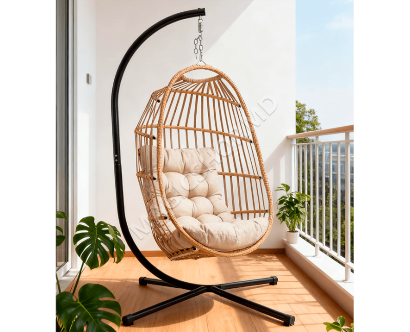 Balansoar de tip cocon Joyce Natural / Bej